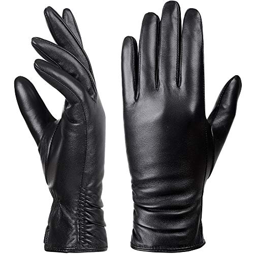WOMENS WINTER LEATHER GLOVES